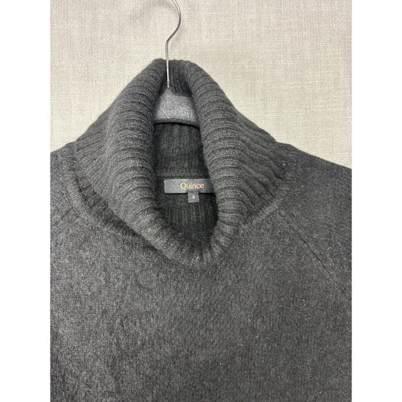 Quince Womens Small 100% Yak Wool Knit Sweater Turtleneck Cozy Minimalist - Picture 2 of 7